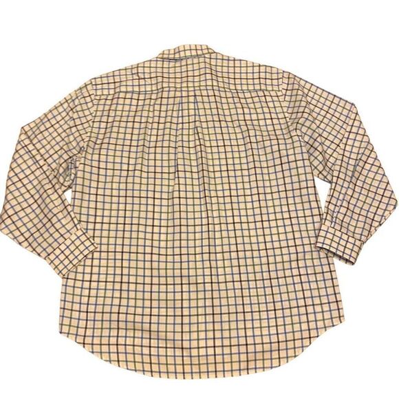 Vineyard Vines White and Blue Long Sleeve Murray Button Down Shirt Sz L - Picture 7 of 14